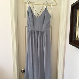 Dressy Bridesmaid platinum dress size 4